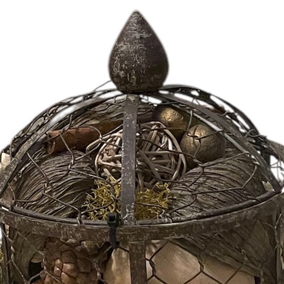 Chicken Wire Decorative Potpourri Filled Bird Cage - Picture 7 of 9